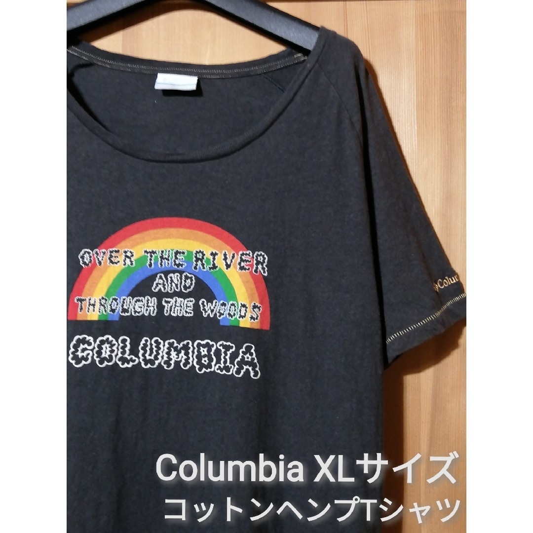 Columbia(コロンビア)のColumbia　XLサイズ　ラグランスリーブTシャツ レディースのトップス(Tシャツ(半袖/袖なし))の商品写真