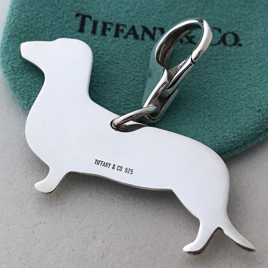 Tiffany ダックスフンド ドッグ チャーム キーホルダー - チャーム Tiffany ダックスフンド ドッグ チャーム キーホルダー - チャーム