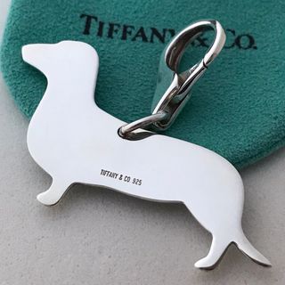 ティファニー(Tiffany & Co.)のTiffany ダックスフント キーホルダー希少美品(キーホルダー)