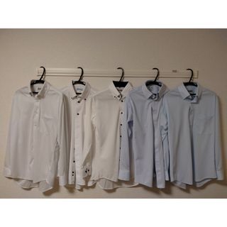 ハルヤマ(HARUYAMA)のノーアイロンワイシャツ 長袖 はるやま i-Shirt アイシャツ 5枚セット(シャツ)