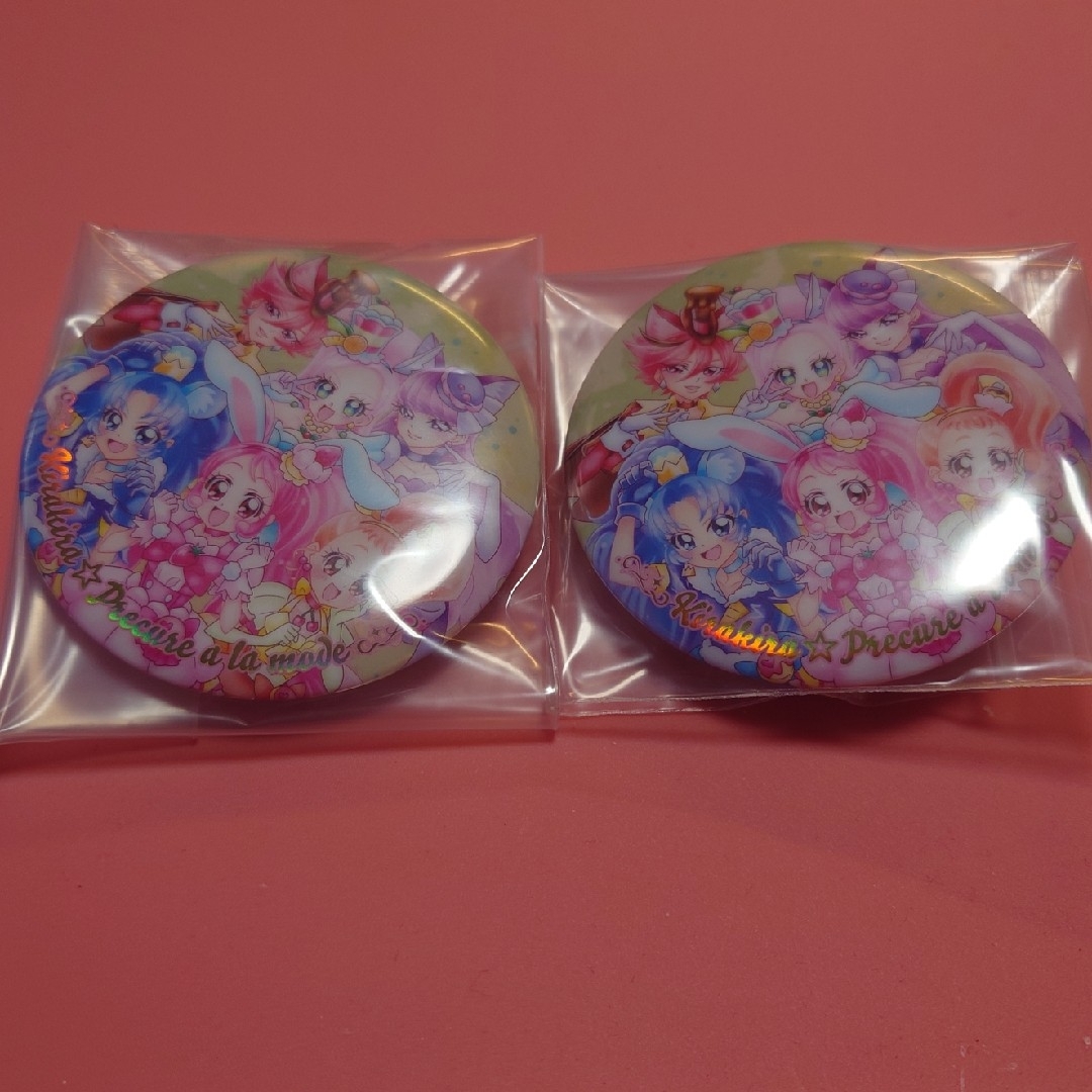 プリキュア　缶バッジ エンタメ/ホビーのおもちゃ/ぬいぐるみ(キャラクターグッズ)の商品写真