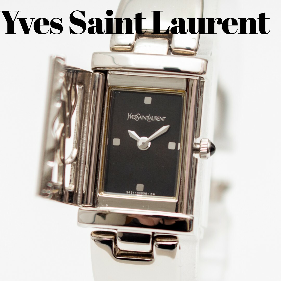 【美品】Yves Saint Laurent レディース腕時計 40周年記念26cmベルト