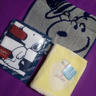 スヌーピー(SNOOPY)のSNOOPY   スヌーピー    ウォッシュタオル   フェイスタオル(タオル/バス用品)