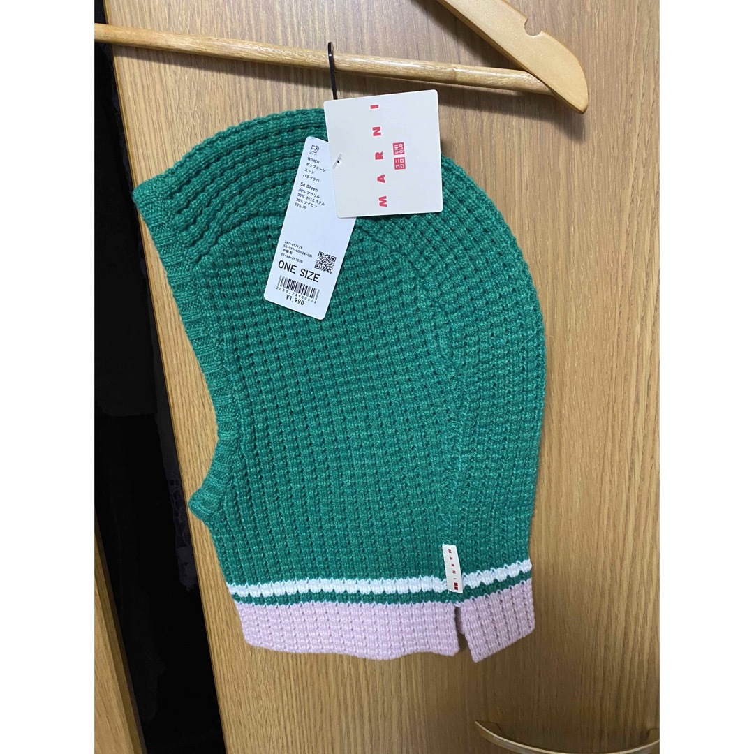 UNIQLO(ユニクロ)のユニクロ MARNI ポップコーンニットバラクラバ レディースの帽子(その他)の商品写真