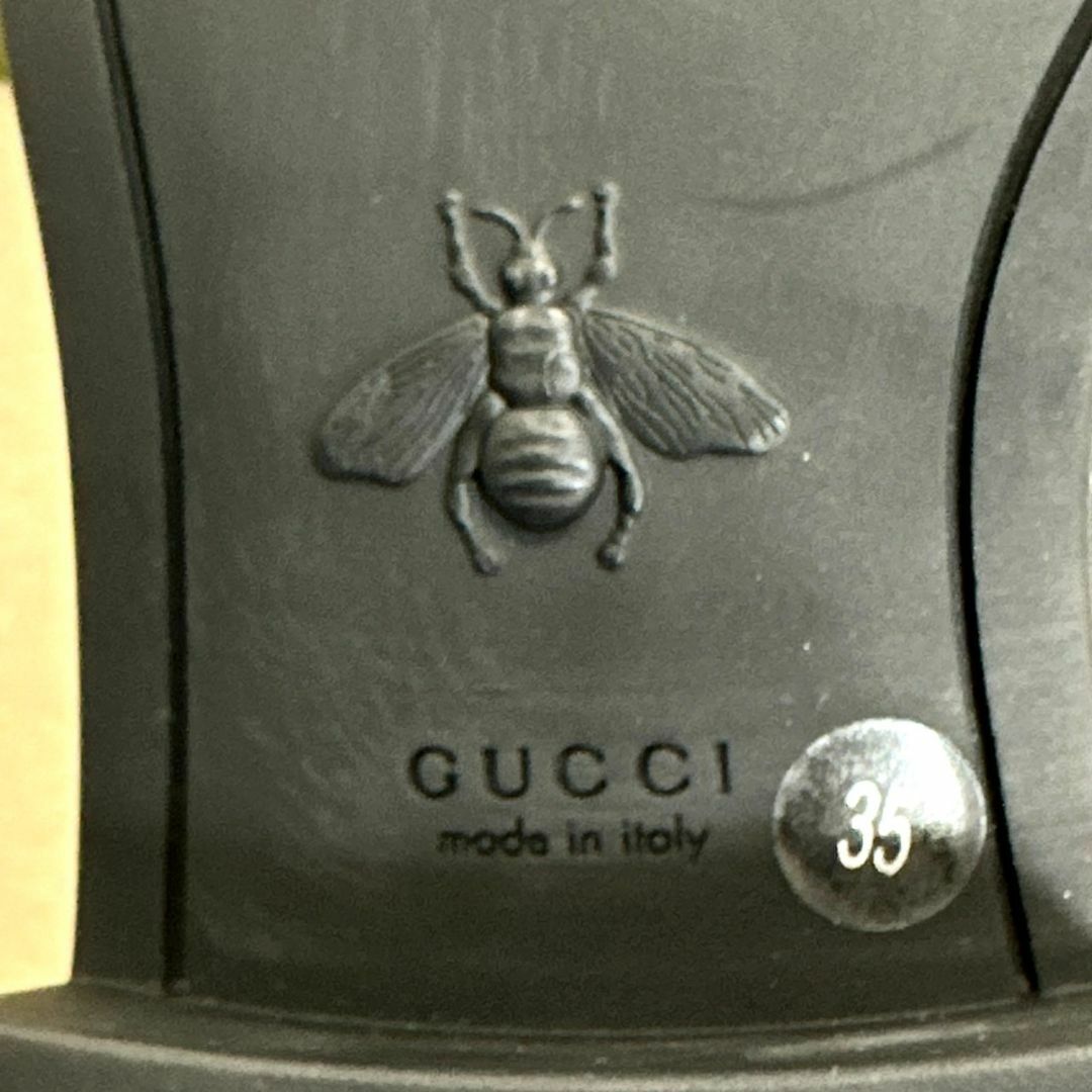 Gucci(グッチ)の☆未使用☆GUCCI サイドゴアブーツ ホースビット チェーン 35/22CM レディースの靴/シューズ(ブーツ)の商品写真