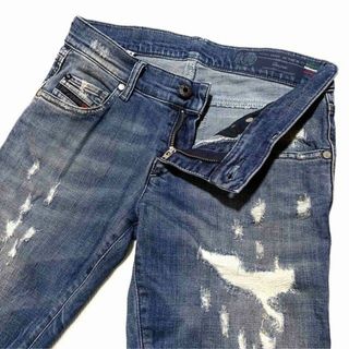 ディーゼル(DIESEL)のDIESEL Grupee Blue Eyecons スーパースリムスキニー(デニム/ジーンズ)