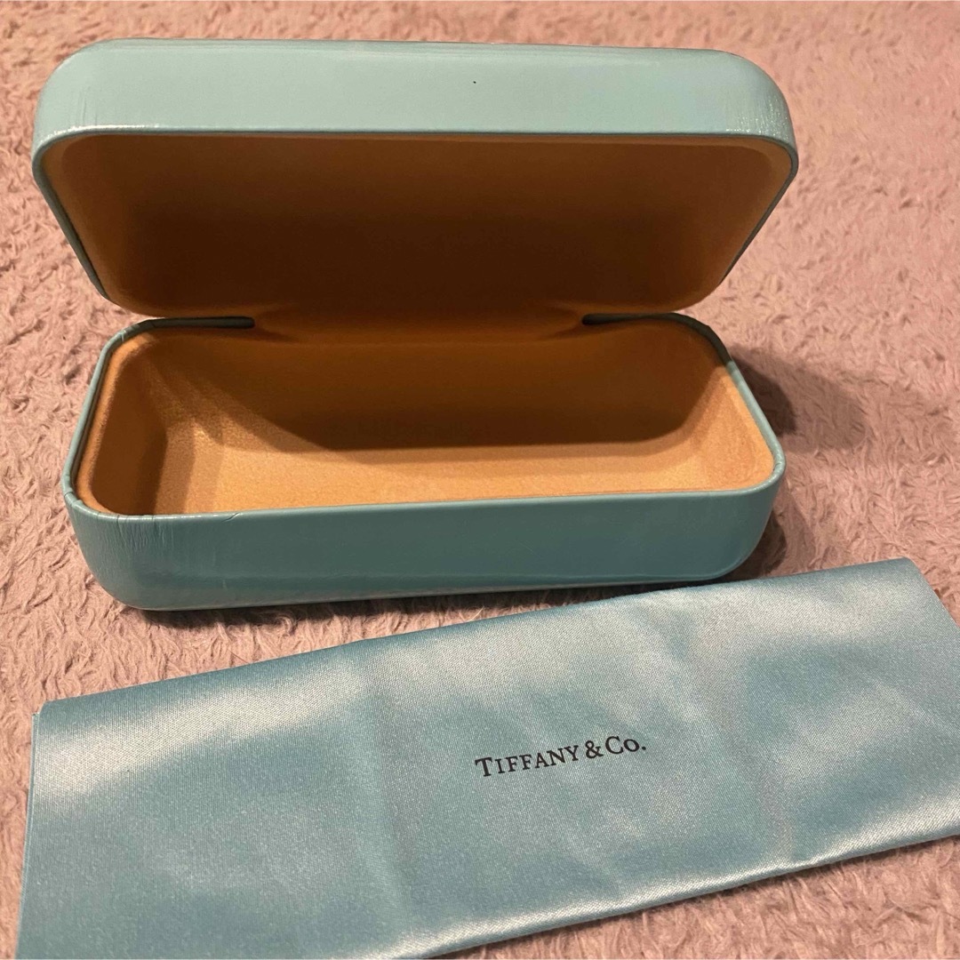 Tiffany & Co.(ティファニー)のTIFFANY&Co.ティファニーオーバルブルー ラインストーン サングラス レディースのファッション小物(サングラス/メガネ)の商品写真