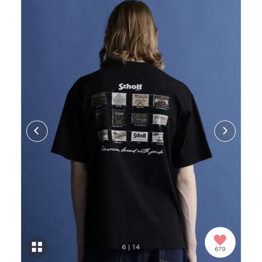 schott(ショット)のSchott/ショット/半袖 Tシャツ  メンズのトップス(Tシャツ/カットソー(半袖/袖なし))の商品写真