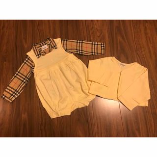 バーバリー(BURBERRY)の新品　バーバリー　シャツ　長袖シャツ　サンローラン　ロンパース　カーディガン(Tシャツ/カットソー)