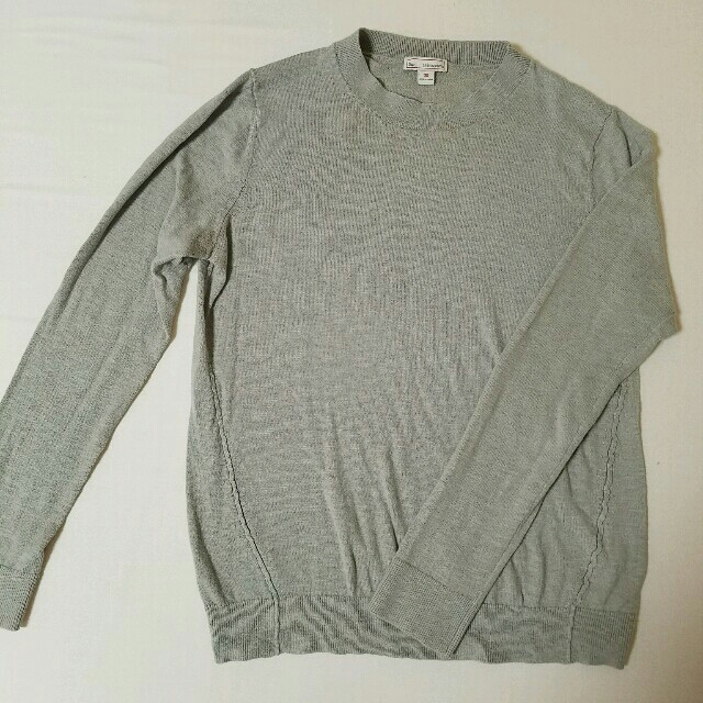 ZARA(ザラ)のGAP  ライトグレー　カットソーニット レディースのトップス(ニット/セーター)の商品写真