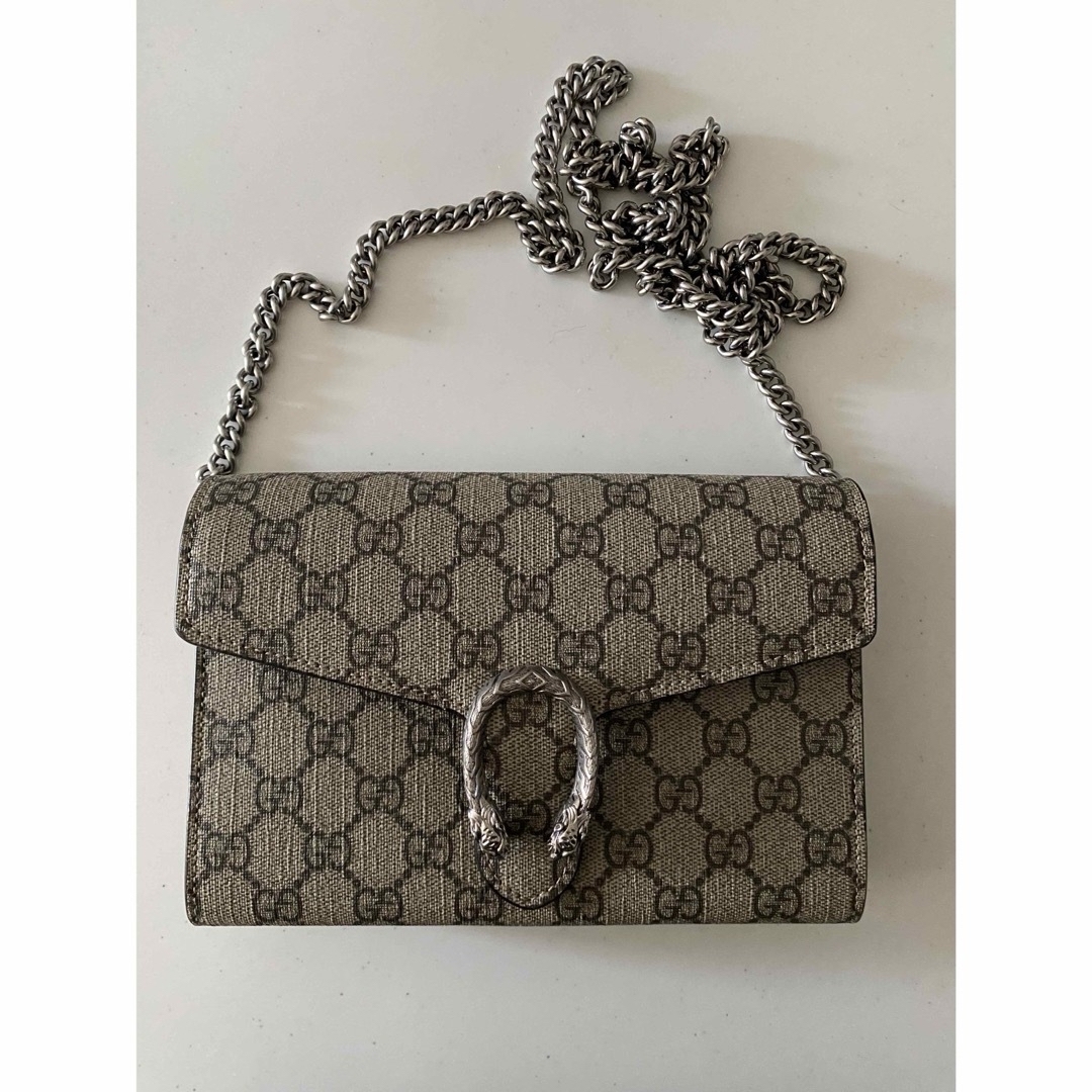 Gucci(グッチ)の最安値【 GUCCI 】ディオニュソス チェーンウォレット レディースのファッション小物(財布)の商品写真