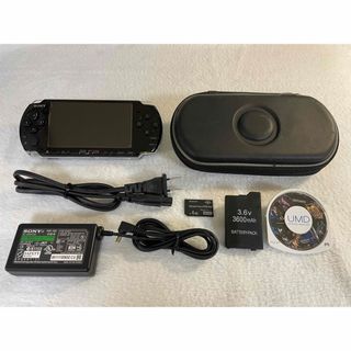 プレイステーションポータブル(PlayStation Portable)の☆美品☆　PSP-3000 ピアノブラック(携帯用ゲーム機本体)