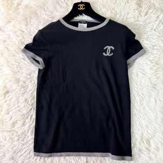 CHANEL - 新品同様 シャネル 19C ランウェイ着用 パイルボーダーT