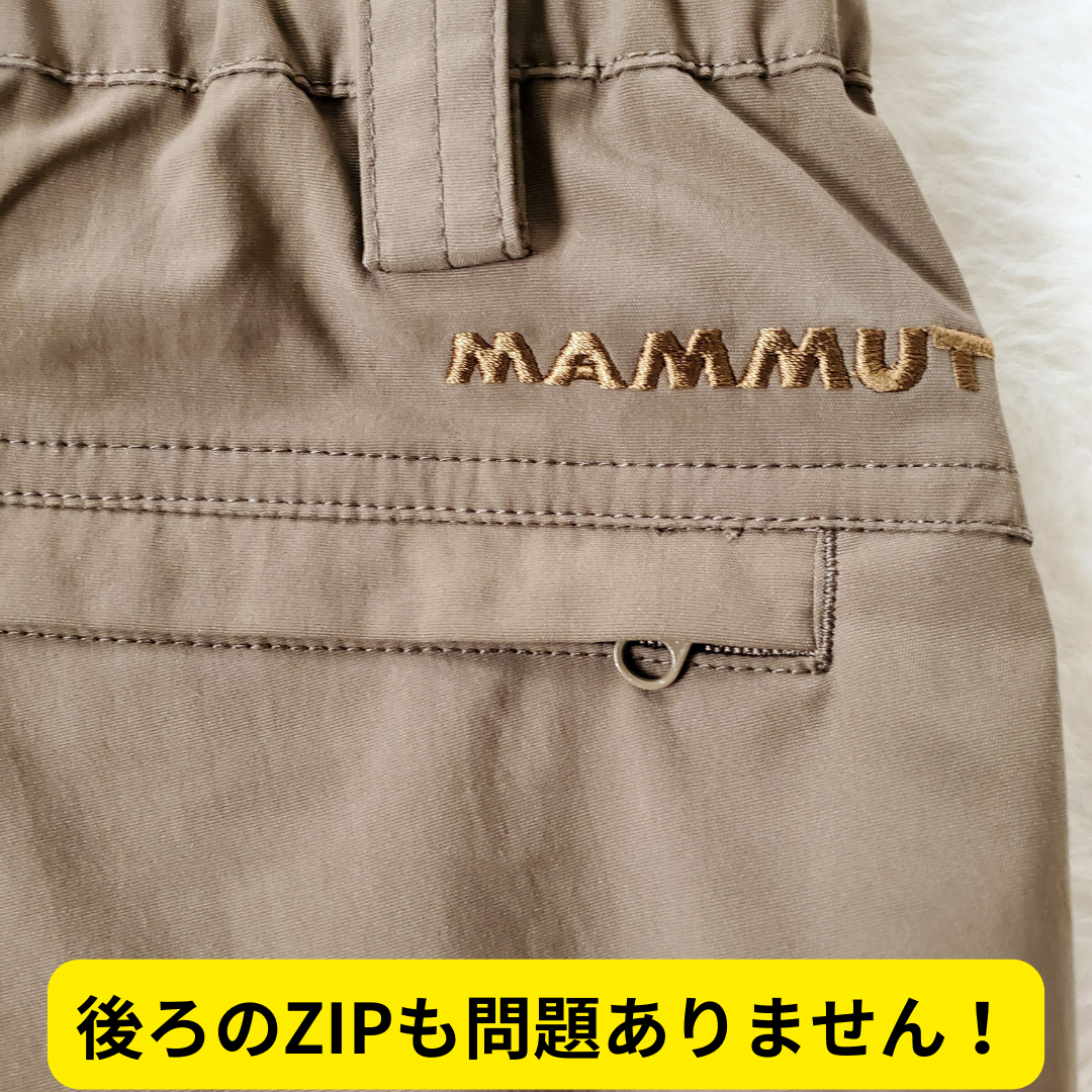 Mammut(マムート)の美品マムート タフライト3/4  2in1パンツ　ウィメンズ  L  ベージュ レディースのパンツ(ワークパンツ/カーゴパンツ)の商品写真