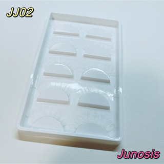 ミンクつけまつげ　JJ02 3Dふわふわ　大人気　5ペア　ホワイトつけまつげ(つけまつげ)