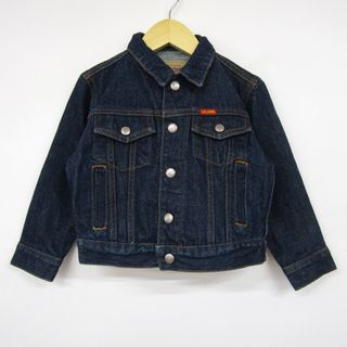 ビッグジョン(BIG JOHN)のビッグジョン デニムジャケット Gジャン アウター キッズ 男の子用 100サイズ ネイビー BIG JOHN(ジャケット/上着)