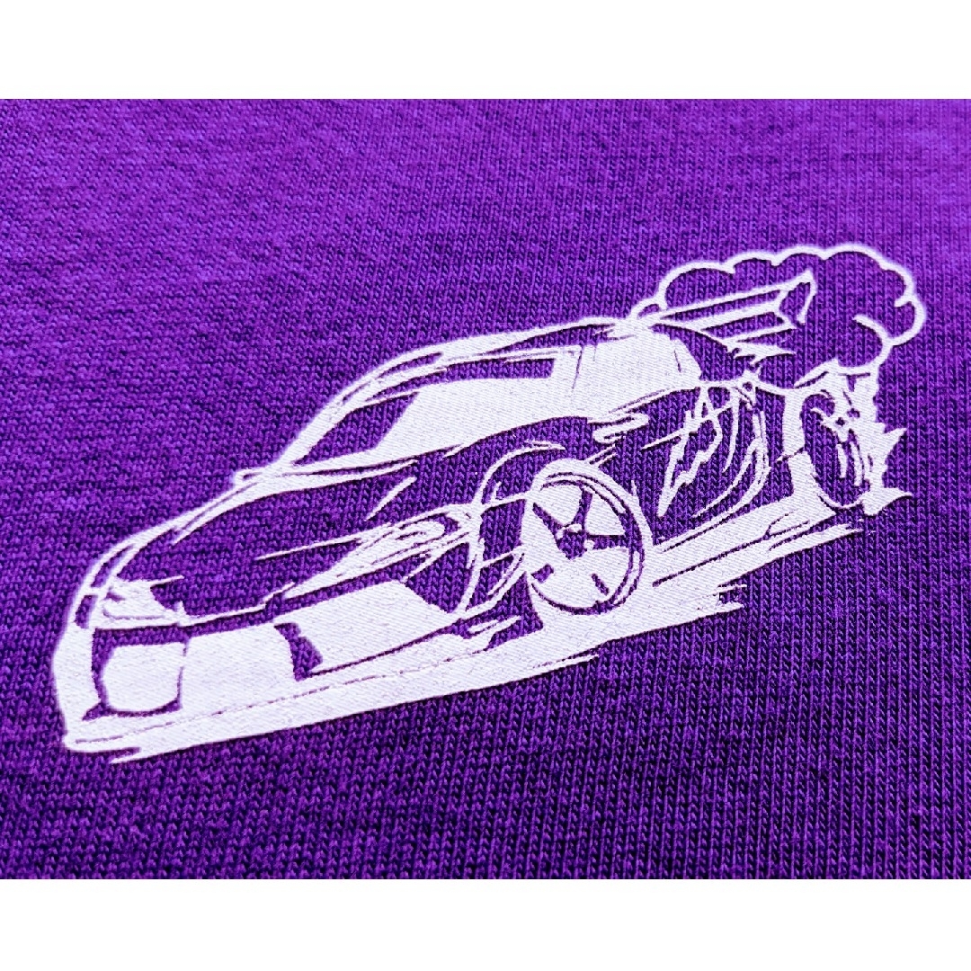 UnitedAthle(ユナイテッドアスレ)の【MADSPEED】趣味Tシャツ ドリフト DRIFT スープラ シルビア 紫 自動車/バイクの自動車(車外アクセサリ)の商品写真