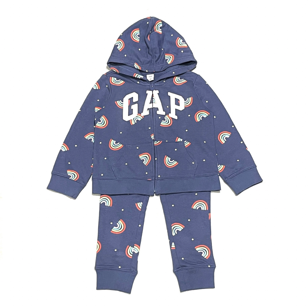 GAP Kids(ギャップキッズ)の《GAP》レインボー／セットアップ／110,105 キッズ/ベビー/マタニティのキッズ服女の子用(90cm~)(その他)の商品写真