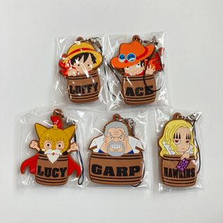 ワンピース(ONE PIECE)のワンピース★樽コレ★たるコレ★ラバスト★ルフィ★エース★ガープ★ホーキンスなど(ストラップ)