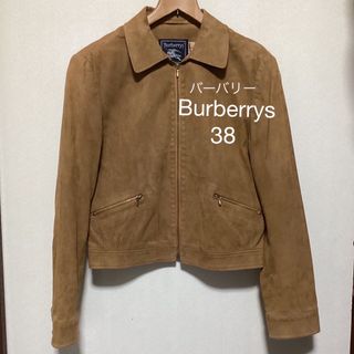 バーバリー(BURBERRY)の値下げ　Burberrys バーバリー　ブルゾン　人工皮革　38  切り傷あり(ブルゾン)