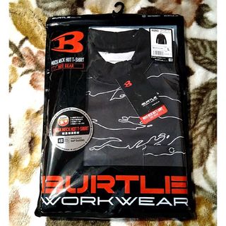 バートル(BURTLE)のバートル!4093モックネックホットＴシャツ　L　ホワイトカモ(Tシャツ/カットソー(七分/長袖))