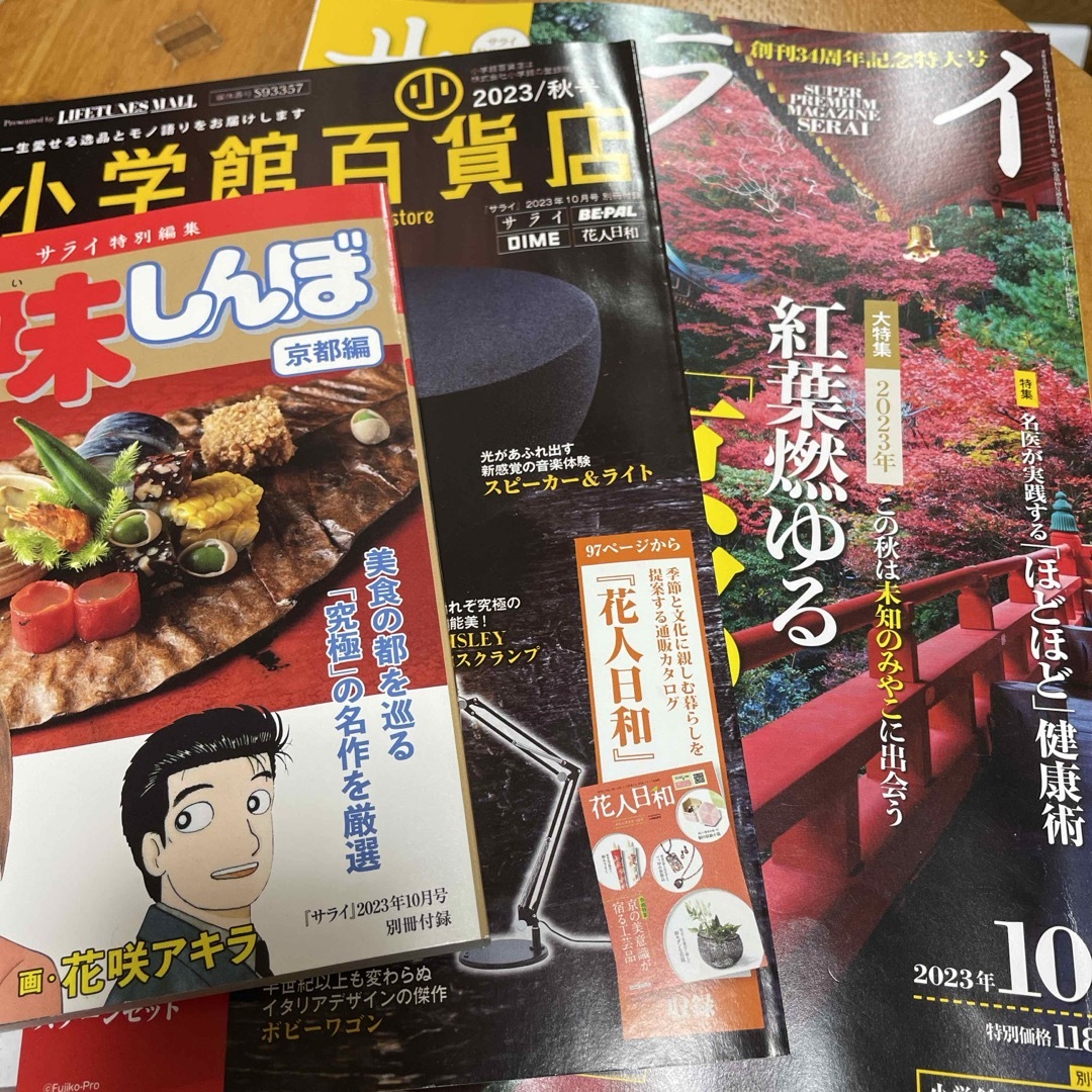 サライ 2023年 10月号 [雑誌] エンタメ/ホビーの雑誌(その他)の商品写真