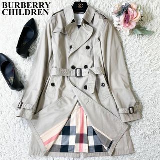 マックスマーラ(Max Mara)の美品　BURBERRY  バーバリー　トレンチコート　ベージュ　Sサイズ相当(トレンチコート)