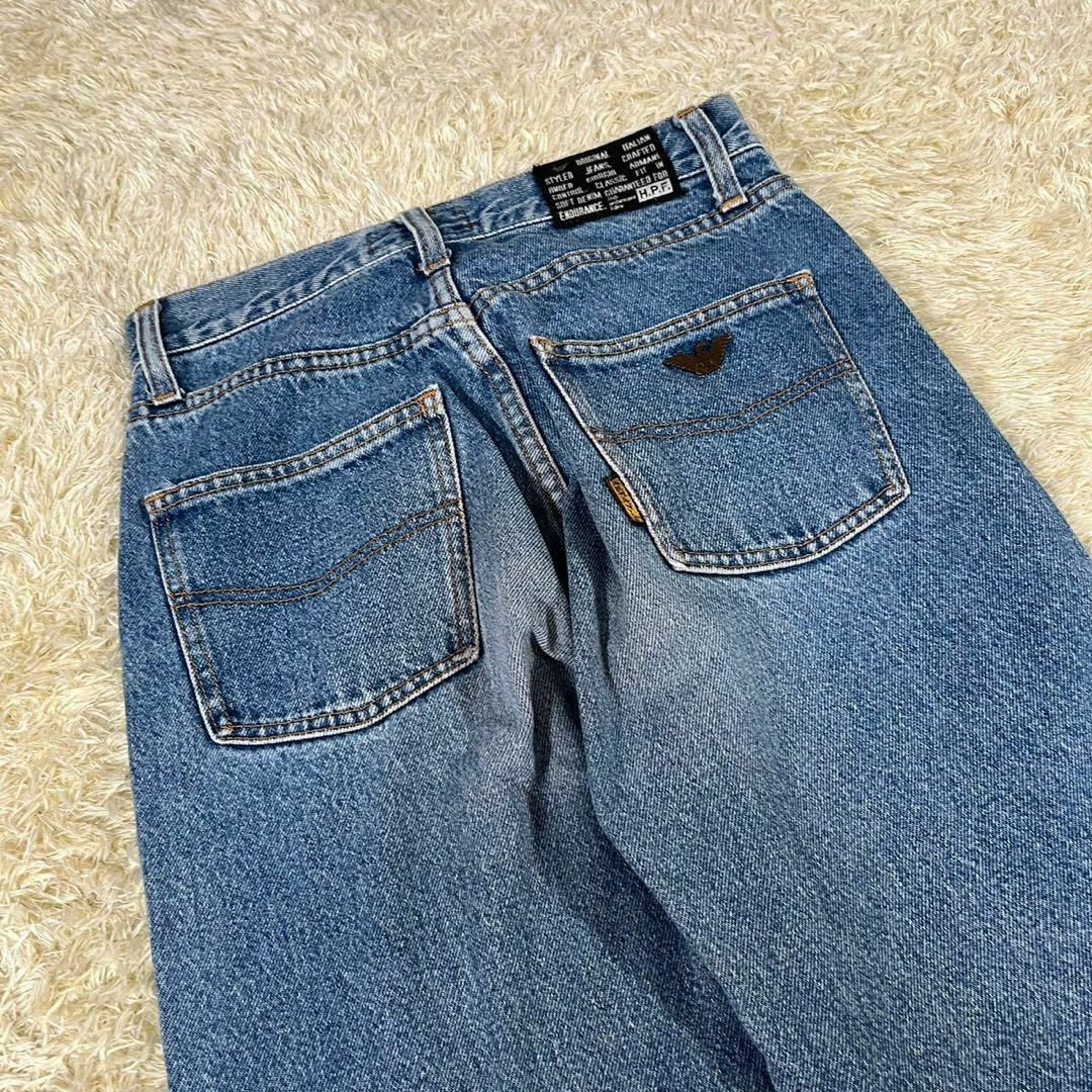 ARMANI JEANS(アルマーニジーンズ)のARMANI JEANS (28) イタリア製 デニムパンツ インディゴ レディースのパンツ(デニム/ジーンズ)の商品写真