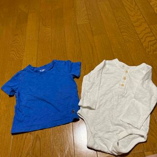 ベビーギャップ(babyGAP)のbabygap ロンパース　Tシャツ　80(ロンパース)