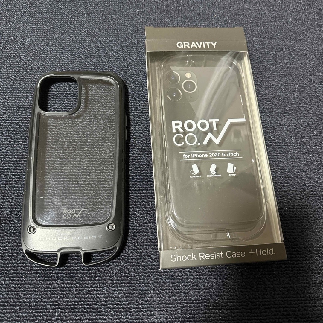 ROOT CO.(ルート)のiPhone 12 pro max root co BLACK スマホ/家電/カメラのスマホアクセサリー(iPhoneケース)の商品写真