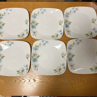 コレール(CORELLE)のコレール　フェアリーフローラ　スクエア大皿　6枚セット(食器)