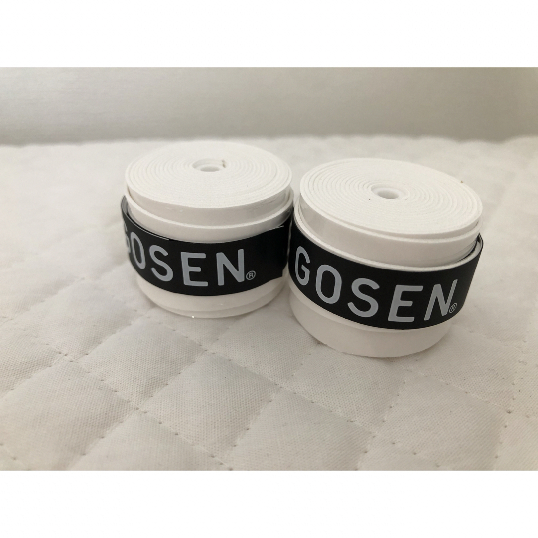 GOSEN(ゴーセン)のGOSEN グリップテープ 2個★迅速発送 白色 ゴーセン マイバチ✳︎色変更可 エンタメ/ホビーのエンタメ その他(その他)の商品写真