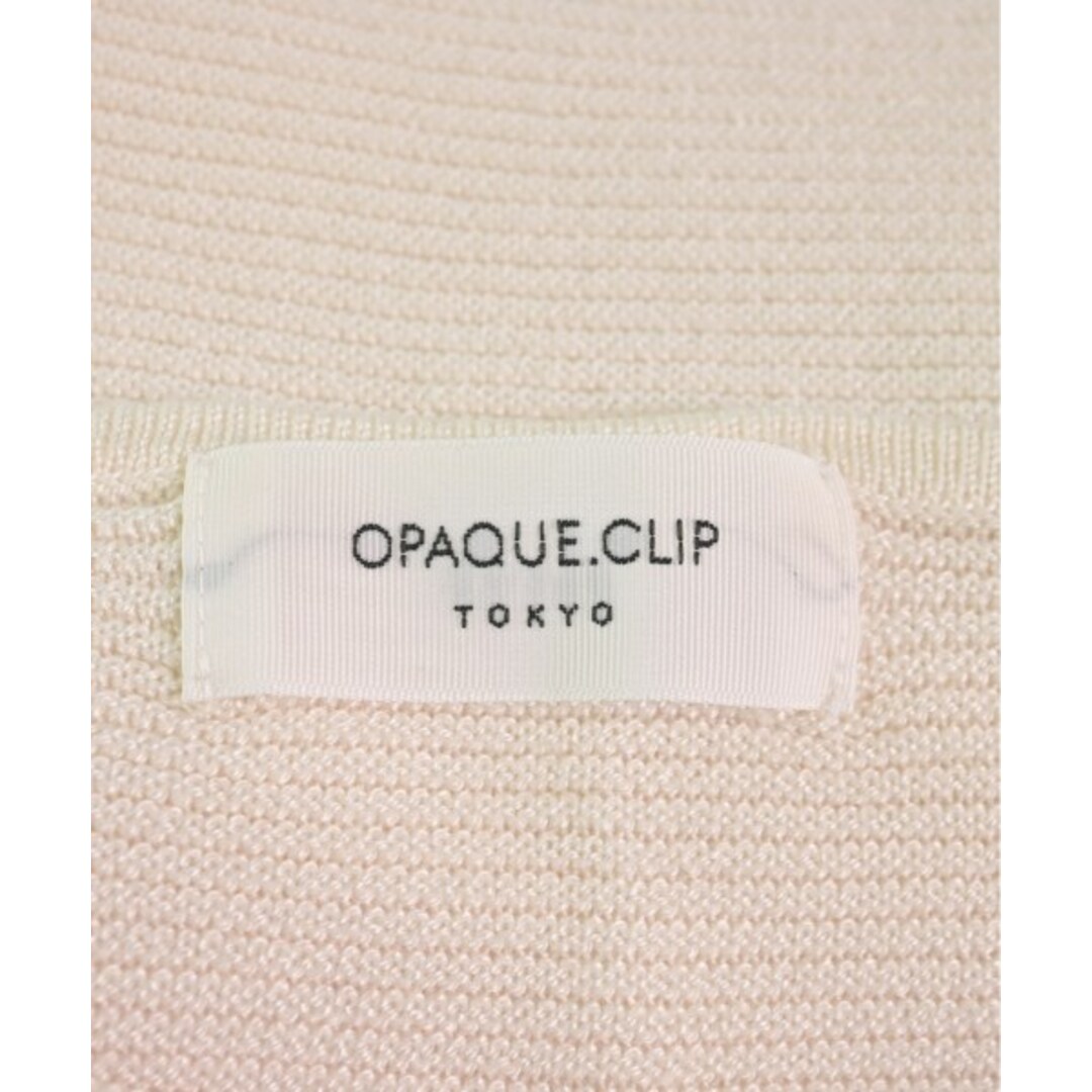 OPAQUE.CLIP(オペークドットクリップ)のOPAQUE.CLIP ニット・セーター 38(M位) ベージュ 【古着】【中古】 レディースのトップス(ニット/セーター)の商品写真