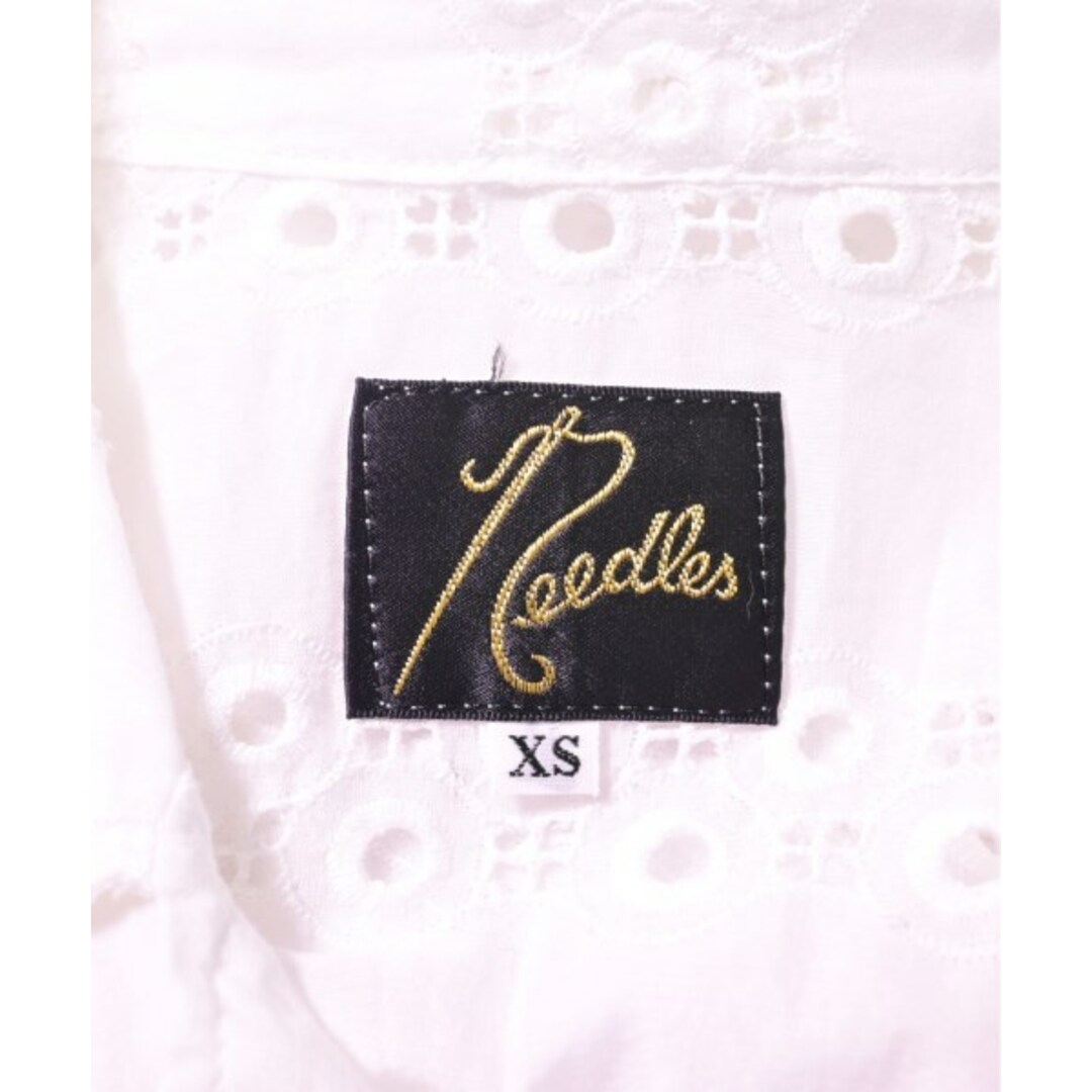 Needles(ニードルス)のNeedles ニードルス カジュアルシャツ XS 白(総柄) 【古着】【中古】 メンズのトップス(シャツ)の商品写真