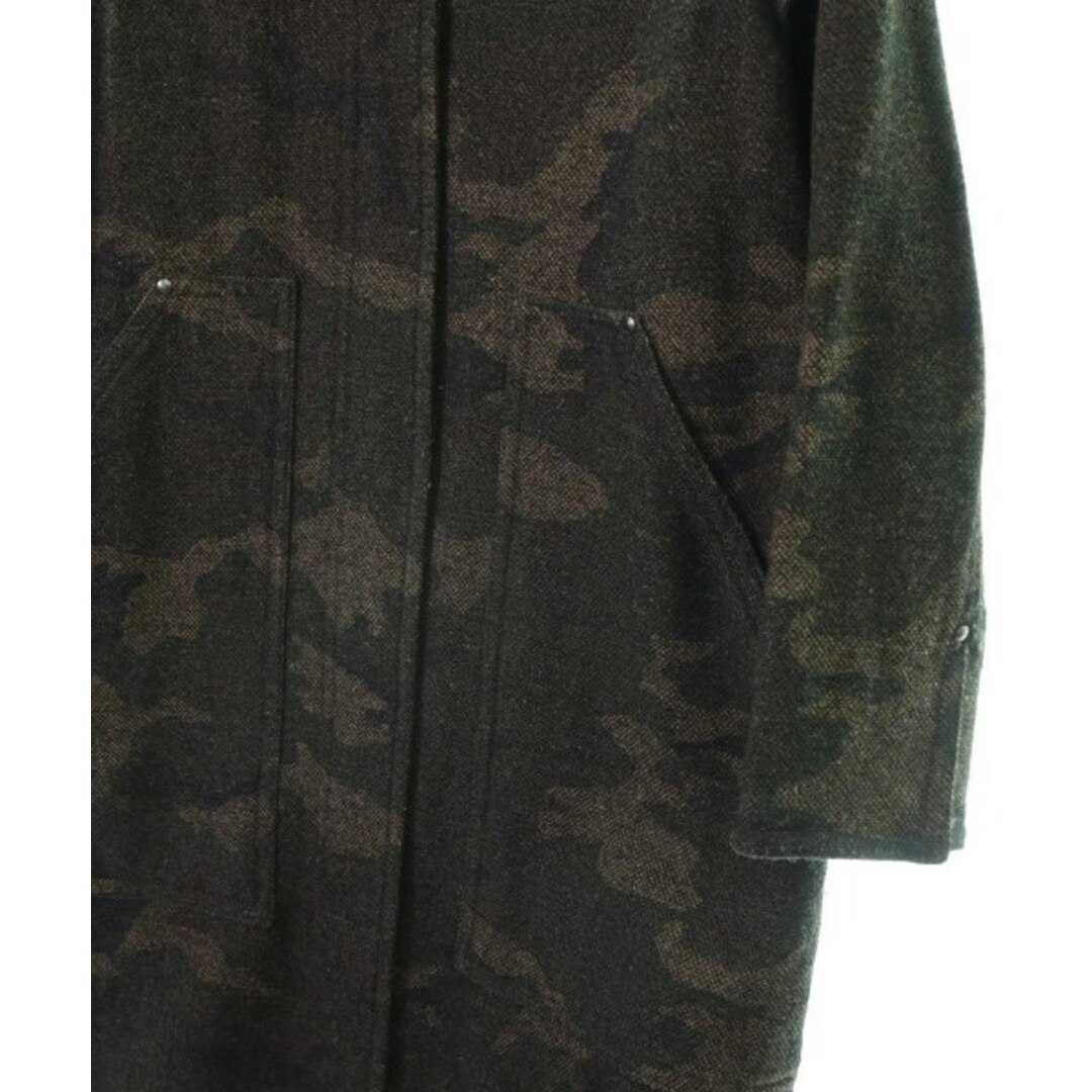 OKIRAKU(オキラク)のOKIRAKU コート（その他） 0(XS位) ベージュxグレー等(総柄) 【古着】【中古】 メンズのジャケット/アウター(その他)の商品写真