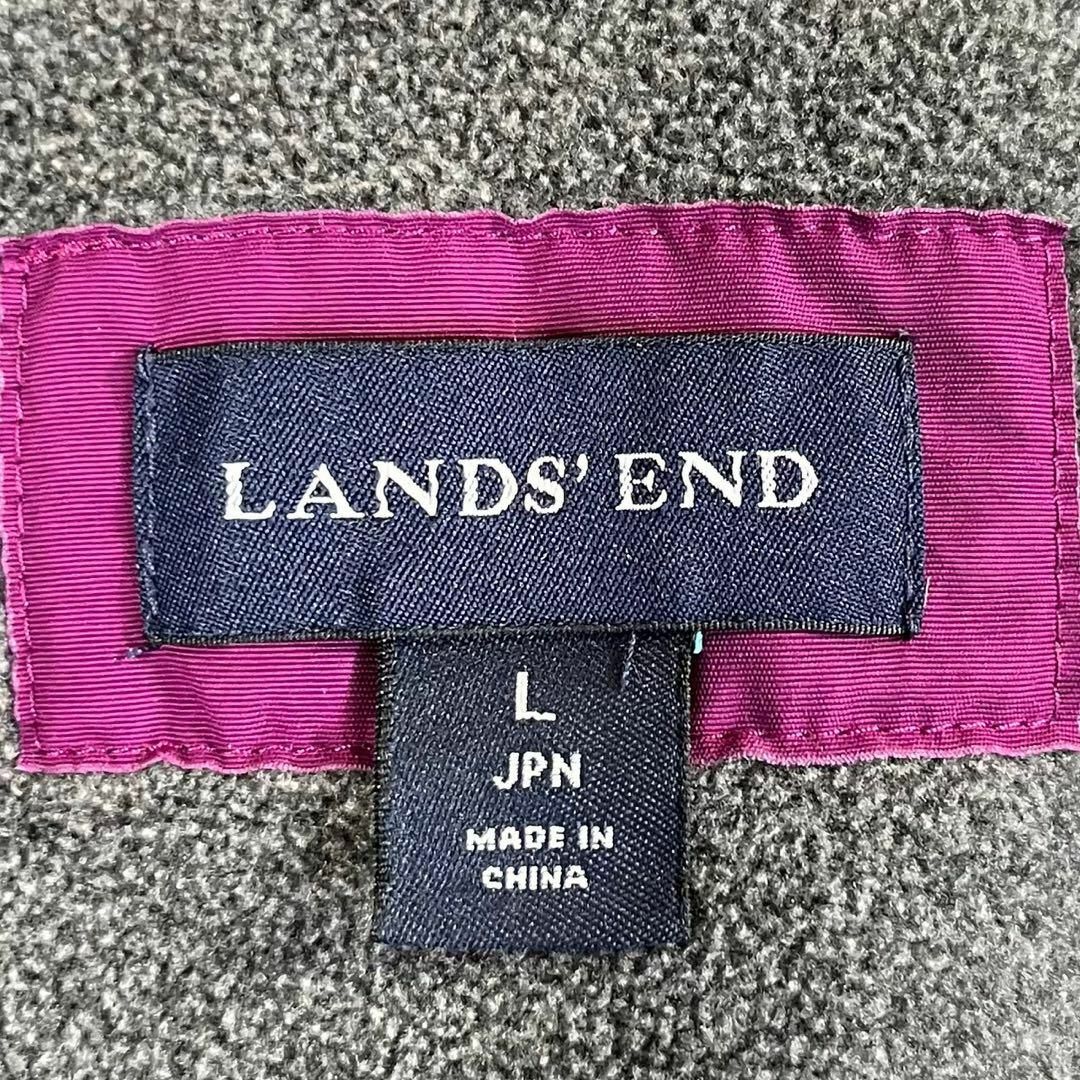 LANDS’END(ランズエンド)のLANDS'END (L) 裏ボア ナイロンジャケット フード付き 登山 レディースのジャケット/アウター(ブルゾン)の商品写真