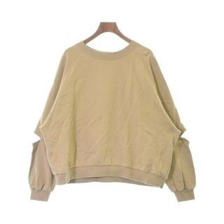 ヘルスニット(Healthknit)のHealthknit ヘルスニット スウェット F ベージュ 【古着】【中古】(トレーナー/スウェット)