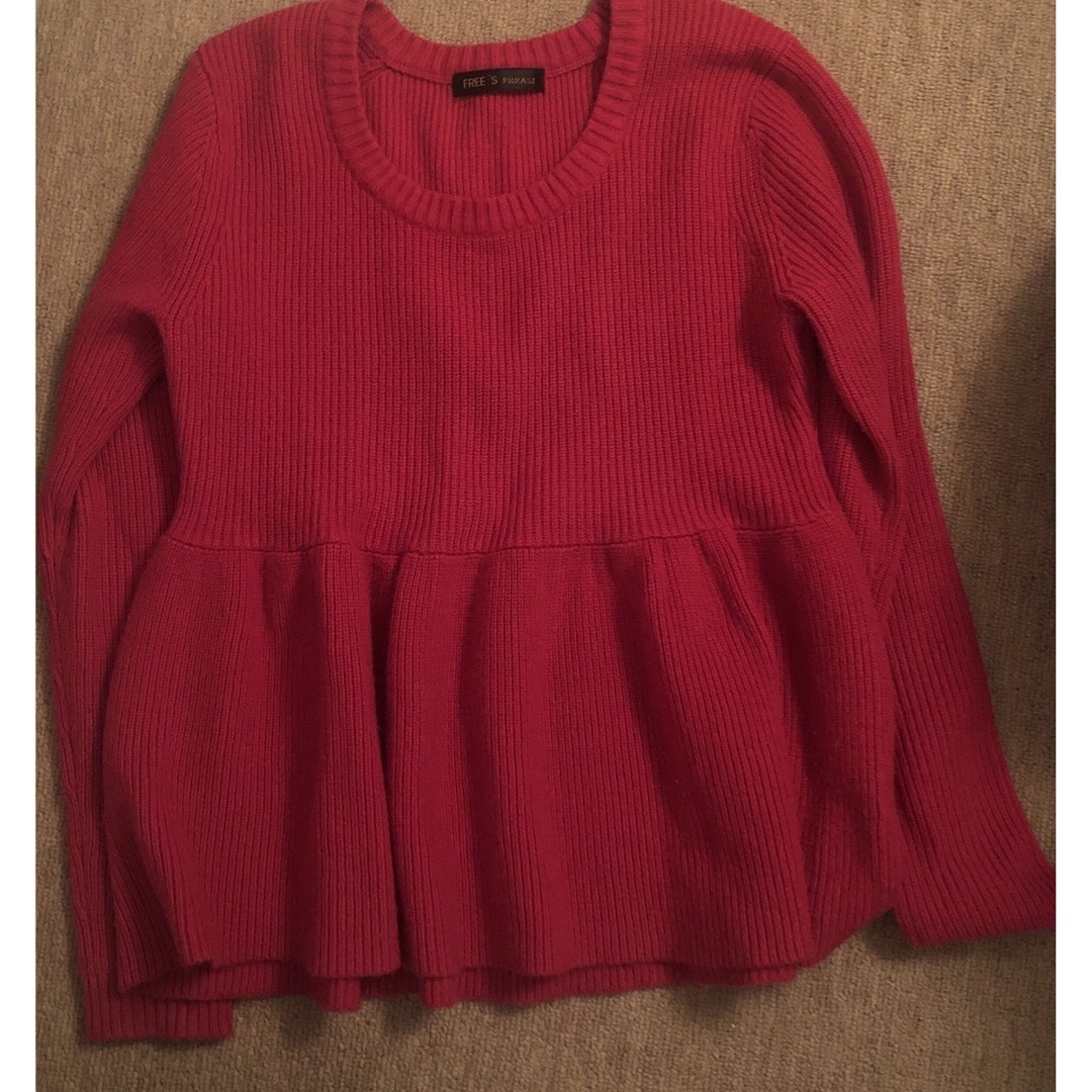 FREE'S SHOP(フリーズショップ)のpink knit🍓 レディースのトップス(ニット/セーター)の商品写真