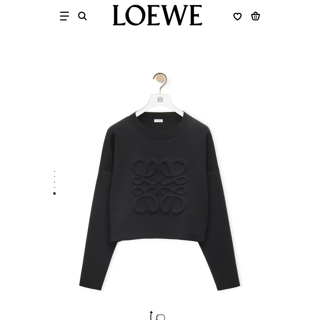 LOEWE(ロエベ)のロエベ　アナグラムニットセーター　美品 レディースのトップス(ニット/セーター)の商品写真