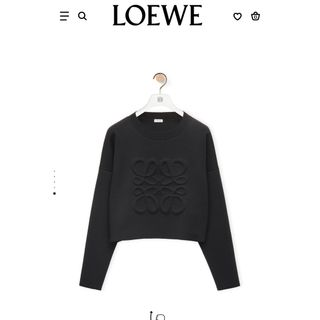 LOEWE - LOEWE ロエベ ニット・セーター XS グレーx赤x黒(総柄) 【古着 ...