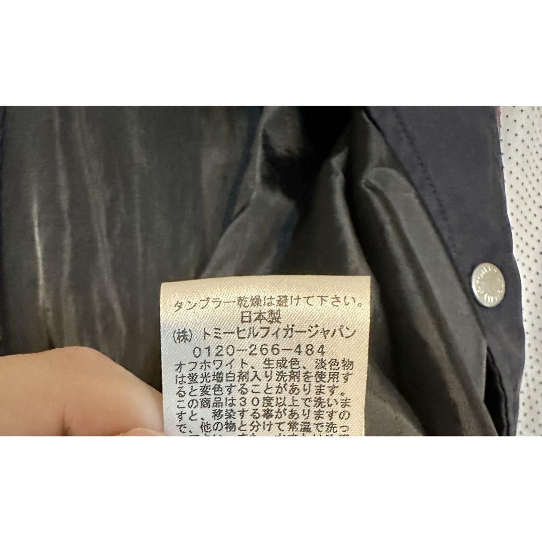 TOMMY HILFIGER(トミーヒルフィガー)のトミーヒルフィガー NYC ストライプ パンチング ナイロン ブルゾン 日本製 メンズのジャケット/アウター(ブルゾン)の商品写真