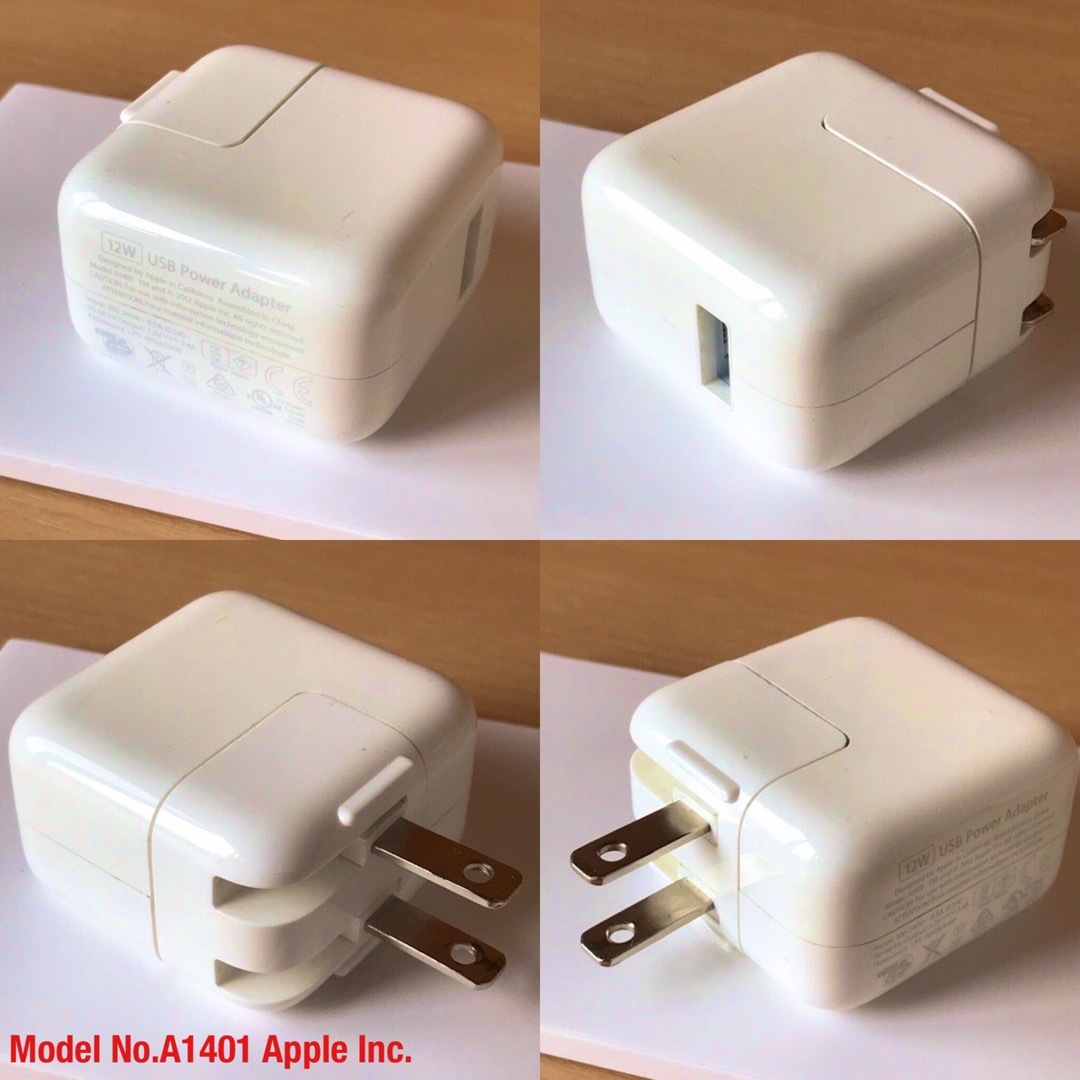 Mac (Apple)(マック)のMac. 12W充電器 iPhone USBアダプタ/ケーブルApple スマホ/家電/カメラのスマートフォン/携帯電話(バッテリー/充電器)の商品写真