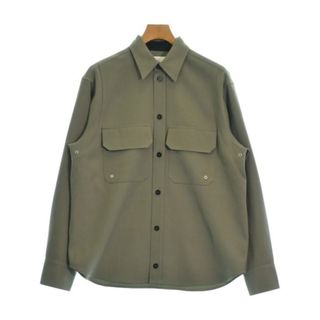 ジルサンダー(Jil Sander)のJIL SANDER ジルサンダー カジュアルシャツ 15(S位) 緑 【古着】【中古】(シャツ)