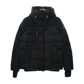 モンクレール(MONCLER)のMONCLER モンクレール ダウンジャケット/ダウンベスト 3(L位) 黒 【古着】【中古】(ダウンジャケット)