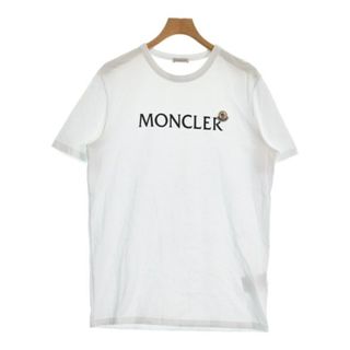 f10918c70510素材【入手困難】 MONCLER モンクレール Tシャツ XL クルーネック 白