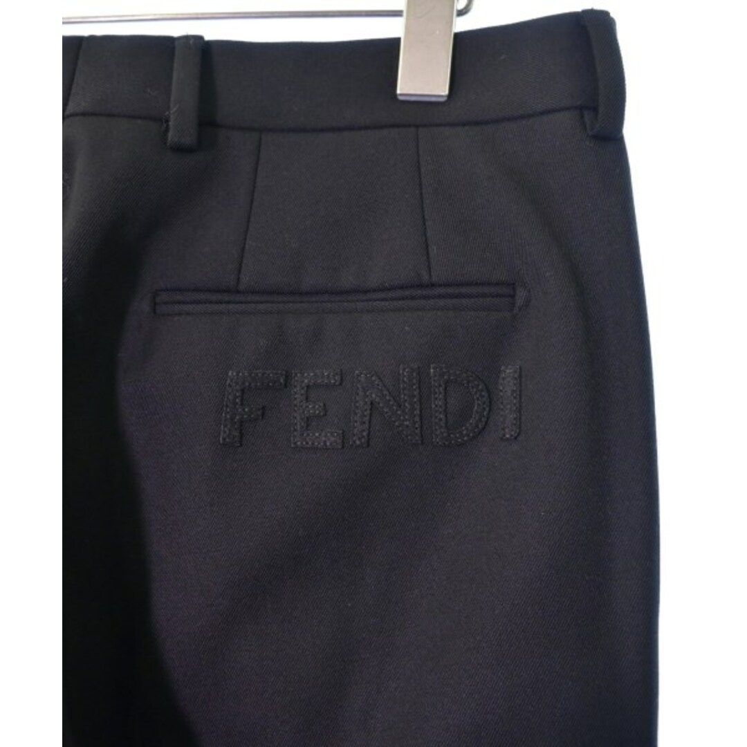 FENDI(フェンディ)のFENDI フェンディ スラックス 46(M位) 黒 【古着】【中古】 メンズのパンツ(スラックス)の商品写真