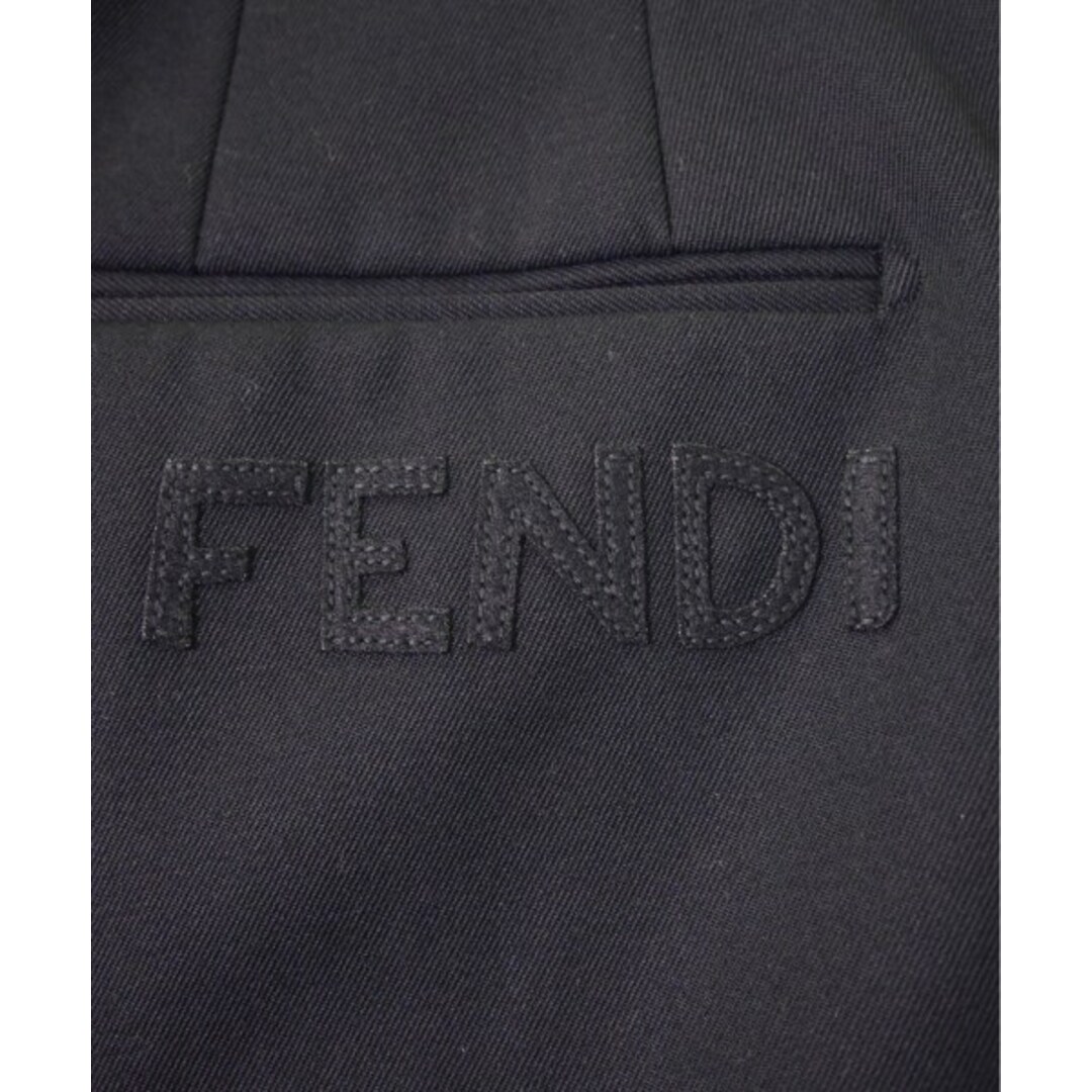 FENDI(フェンディ)のFENDI フェンディ スラックス 46(M位) 黒 【古着】【中古】 メンズのパンツ(スラックス)の商品写真