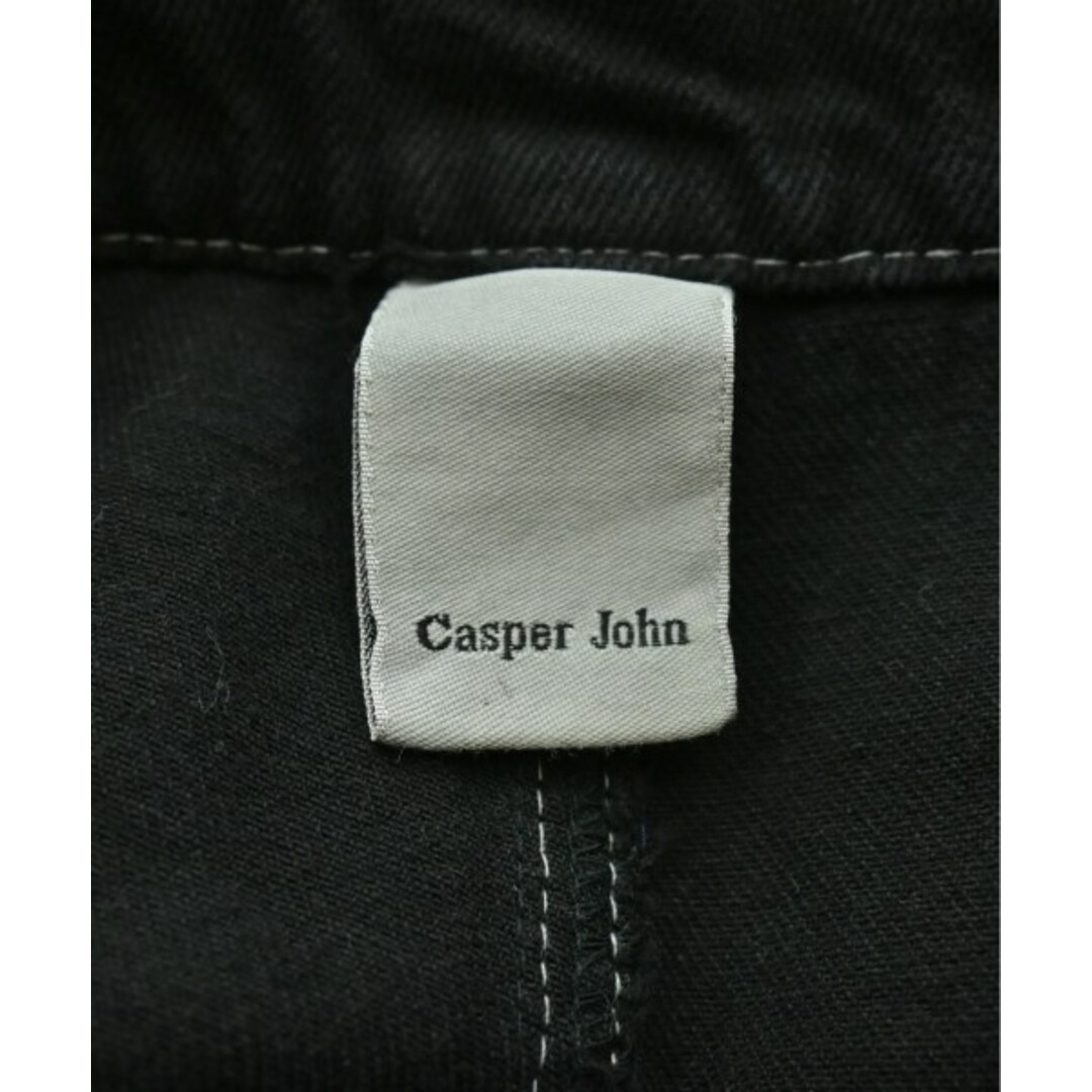 Casper John(キャスパージョン)のCasper John キャスパージョン スラックス L 黒x白(総柄) 【古着】【中古】 メンズのパンツ(スラックス)の商品写真