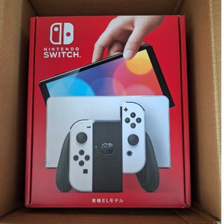 ニンテンドースイッチ(Nintendo Switch)の新品、未使用　任天堂Switch有機ELホワイト(家庭用ゲーム機本体)