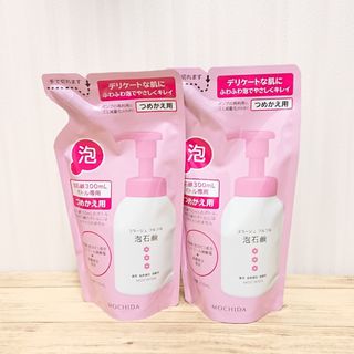 持田ヘルスケアコラージュフルフル泡石鹸 ピンク つめかえ用 210ml 2つ(ボディソープ/石鹸)